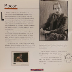 L'art contemporain et le timbre par 12 timbres type tableau.