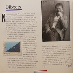 L'art contemporain et le timbre par 12 timbres type tableau.