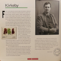 L'art contemporain et le timbre par 12 timbres type tableau.