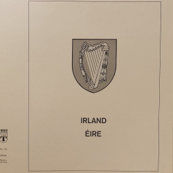 Collection timbres d'Irlande 1922-1980 oblitérés en album Lindner.