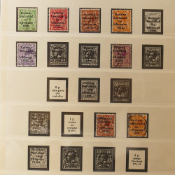 Collection timbres d'Irlande 1922-1980 oblitérés en album Lindner.