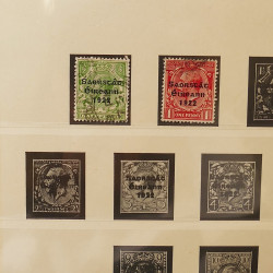 Collection timbres d'Irlande 1922-1980 oblitérés en album Lindner.