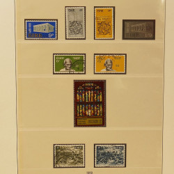 Collection timbres d'Irlande 1922-1980 oblitérés en album Lindner.