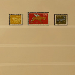 Collection timbres d'Irlande 1922-1980 oblitérés en album Lindner.