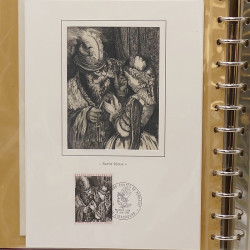 Collection documents premier jour lux soie Musée imaginaire de France en 2 albums Safe.