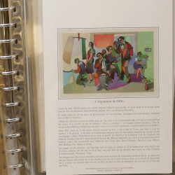 Collection documents premier jour lux soie Musée imaginaire de France en 2 albums Safe.