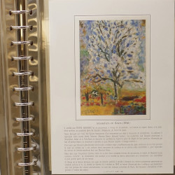 Collection documents premier jour lux soie Musée imaginaire de France en 2 albums Safe.