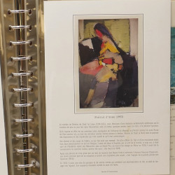 Collection documents premier jour lux soie Musée imaginaire de France en 2 albums Safe.