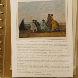 Collection documents premier jour lux soie Musée imaginaire de France en 2 albums Safe.