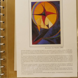 Collection documents premier jour lux soie Musée imaginaire de France en 2 albums Safe.