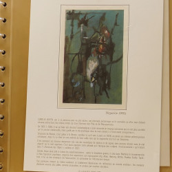 Collection documents premier jour lux soie Musée imaginaire de France en 2 albums Safe.