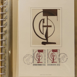 Collection documents premier jour lux soie Musée imaginaire de France en 2 albums Safe.