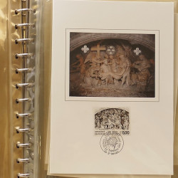 Collection documents premier jour lux soie Musée imaginaire de France en 2 albums Safe.