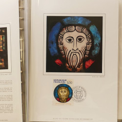 Collection documents premier jour lux soie Musée imaginaire de France en 2 albums Safe.