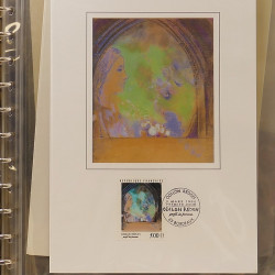 Collection documents premier jour lux soie Musée imaginaire de France en 2 albums Safe.