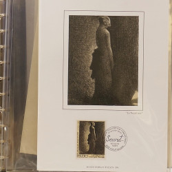 Collection documents premier jour lux soie Musée imaginaire de France en 2 albums Safe.