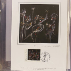 Collection documents premier jour lux soie Musée imaginaire de France en 2 albums Safe.