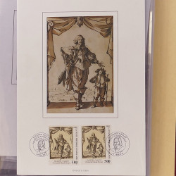 Collection documents premier jour lux soie Musée imaginaire de France en 2 albums Safe.