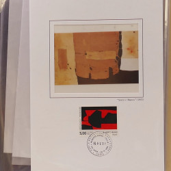 Collection documents premier jour lux soie Musée imaginaire de France en 2 albums Safe.