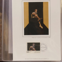 Collection documents premier jour lux soie Musée imaginaire de France en 2 albums Safe.