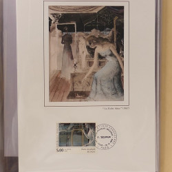 Collection documents premier jour lux soie Musée imaginaire de France en 2 albums Safe.