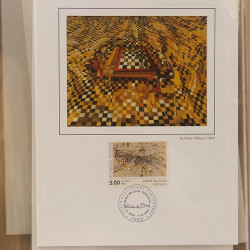 Collection documents premier jour lux soie Musée imaginaire de France en 2 albums Safe.