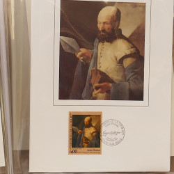 Collection documents premier jour lux soie Musée imaginaire de France en 2 albums Safe.