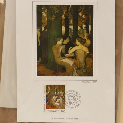 Collection documents premier jour lux soie Musée imaginaire de France en 2 albums Safe.