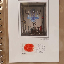 Collection documents premier jour lux soie Musée imaginaire de France en 2 albums Safe.