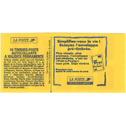 Carnet de 10 timbres Marianne de Briat N°2874-C8.