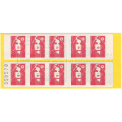 Carnet de 10 timbres Marianne de Briat N°2874-C8.