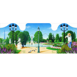 Bloc feuillet de timbres N°62 Jardins de France neuf**.
