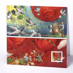 Bloc souvenir N°45 Meilleurs vœux - ballon neuf**.