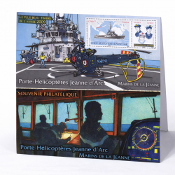 Bloc souvenir N°55 Porte-Hélicoptères Jeanne d'Arc neuf**.