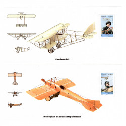 Blocs souvenirs N°49-54 Les pionniers de l'aviation neuf**.