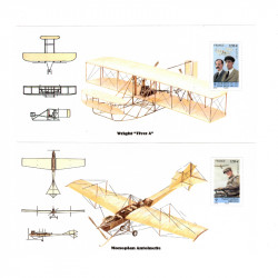 Blocs souvenirs N°49-54 Les pionniers de l'aviation neuf**.
