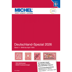 Catalogue de cotation Michel timbres d'Allemagne spécialisé, Tome 1 édition 2026.