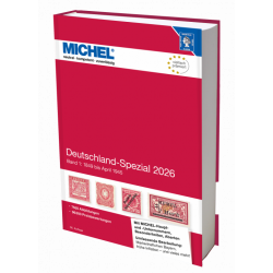 Catalogue de cotation Michel timbres d'Allemagne spécialisé, Tome 1 édition 2026.