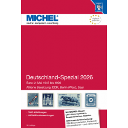 Catalogue de cotation Michel timbres d'Allemagne spécialisé Tome 2 édition 2026.