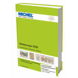 Catalogue de cotation Michel timbres d'Europe de l'Ouest édition 2026.