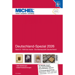 Catalogue Michel timbres d'Allemagne spécialisé Tome 3 édition 2026.