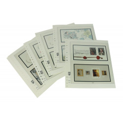 Feuilles préimprimées Lindner-T France blocs souvenirs 2022-2023.