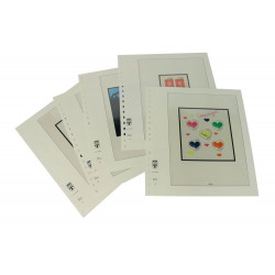 Feuilles préimprimées Lindner-T France blocs spéciaux 2016-2017.