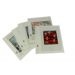 Feuilles préimprimées Lindner-T France petits blocs 2022-2023.