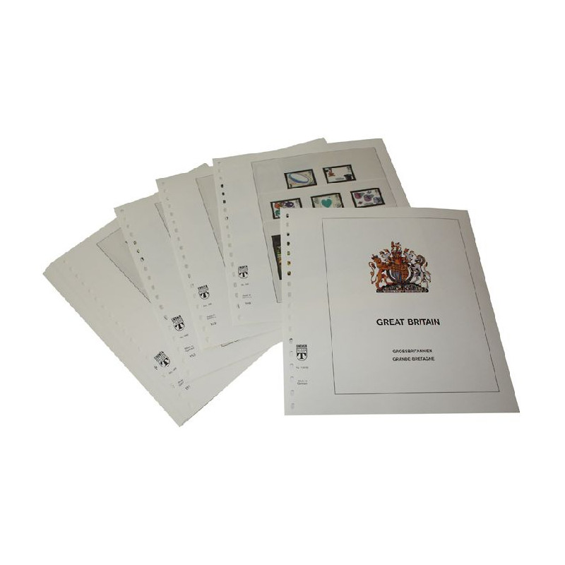 Feuilles préimprimées Lindner-T Grande Bretagne 2023-2024.