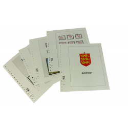 Feuilles préimprimées Lindner-T Guernesey 2023-2024.