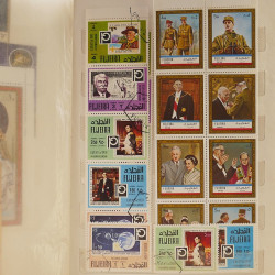 Vrac massif de timbres du monde neufs et oblitérés en un carton.