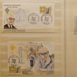 Vrac massif de timbres du monde neufs et oblitérés en un carton.