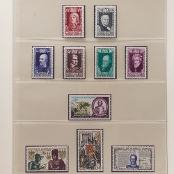 Collection timbres de France 1960-1971 neufs** en album Lindner.