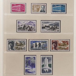 Collection timbres de France 1960-1971 neufs** en album Lindner.
